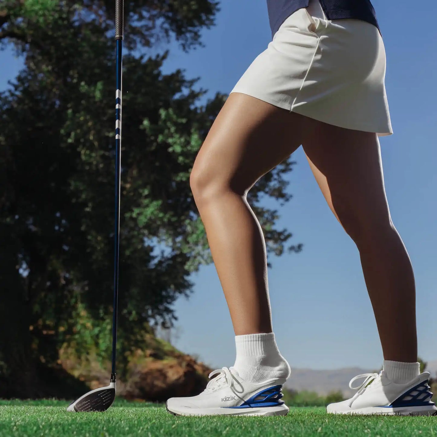 Women's Athens Golf - White/Surf the Web