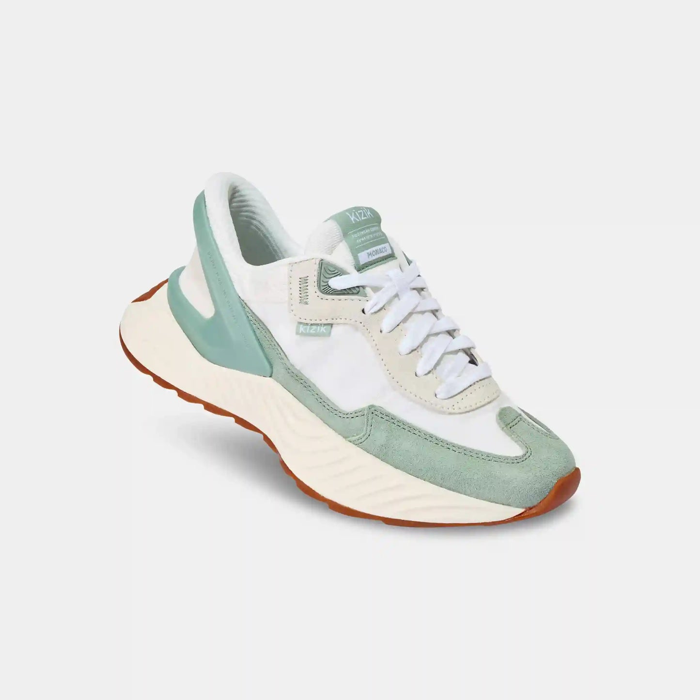 Women's Monaco - White/Iceberg Green