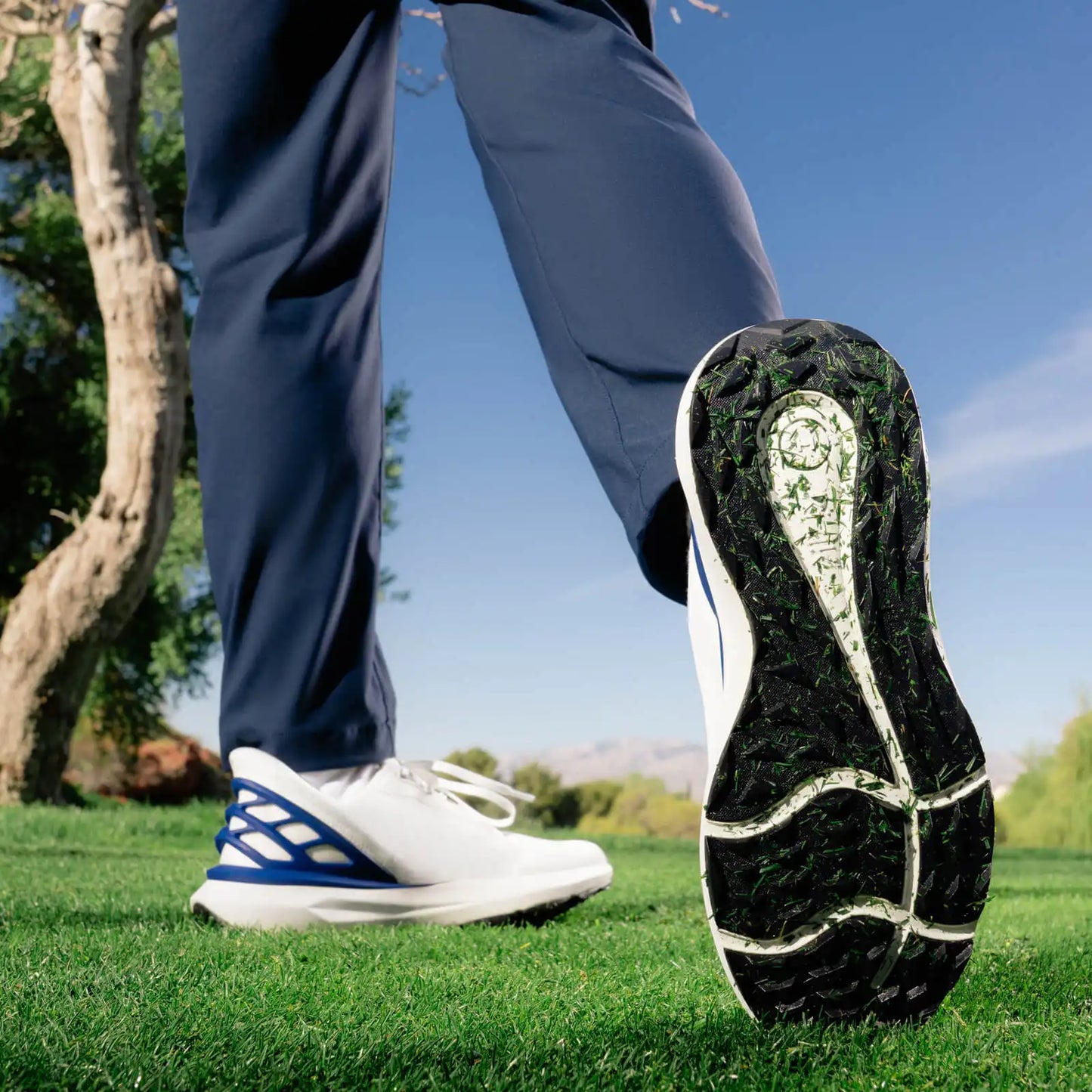 Men's Athens Golf - White/Surf the Web