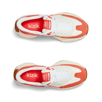 Men's Monaco - White/Tigerlily
